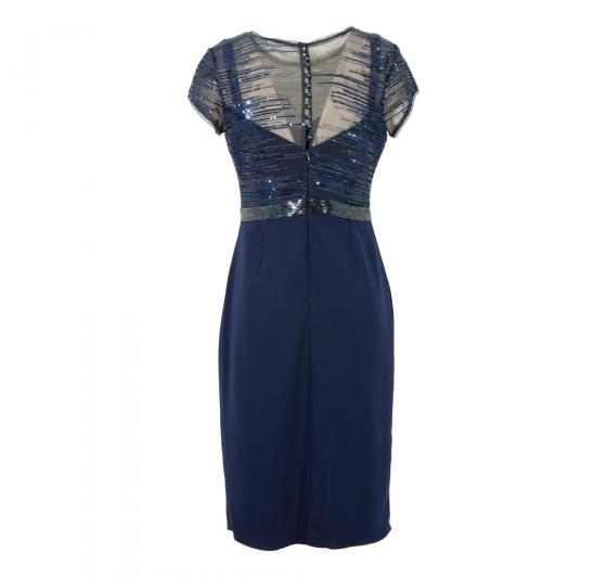 CABOTINE Abito Donna Modello Tubino CTFD-517 Colore Blu Strass