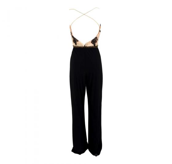 MAIDOMA luxury Abito Tuta Intera Donna MA335-1 Stoletta Abbinata