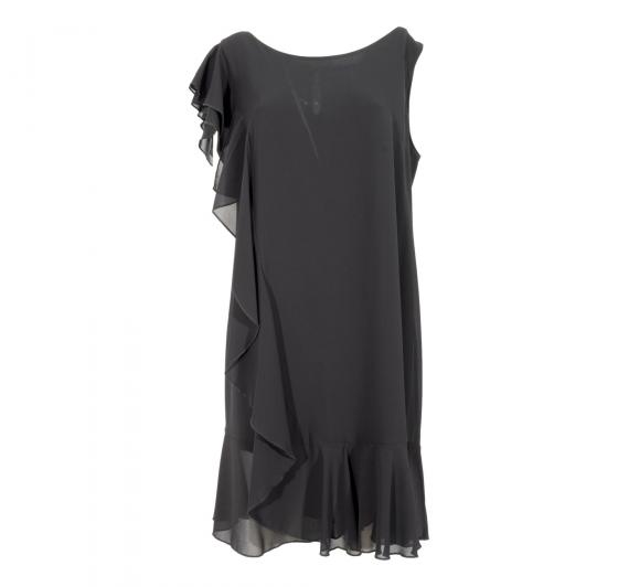 LISA KOTT Abito Donna Curvy Style Colore Nero 4548 Made in Italy