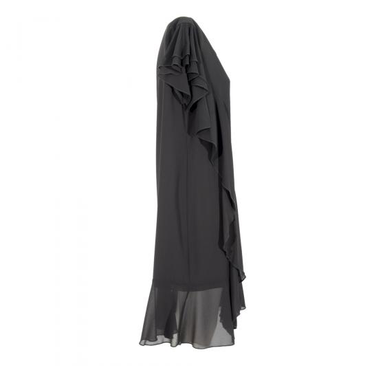 LISA KOTT Abito Donna Curvy Style Colore Nero 4548 Made in Italy