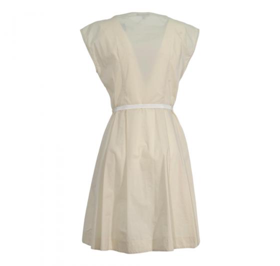 WOOLRICH Abito donna WWABI0398 W'S Popelin Dress Crema
