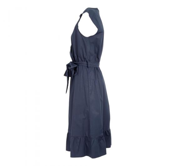 LISA KOTT Abito Donna Curvy Style Colore Blu Cotone 5315-E18 Made in Italy