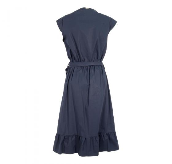 LISA KOTT Abito Donna Curvy Style Colore Blu Cotone 5315-E18 Made in Italy