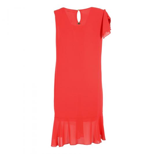 LISA KOTT Abito Donna Curvy Style Colore Rosso 4548 Made in Italy