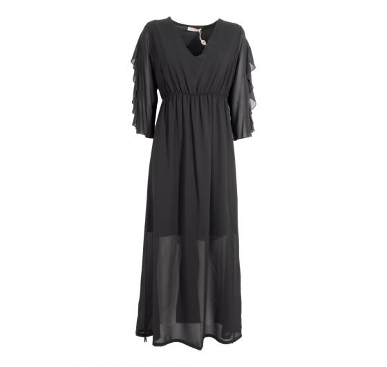 LISA KOTT Abito Donna Linea Curvy Style Colore Nero 4524