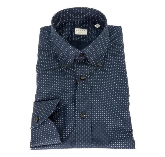 XACUS Camicia Uomo Tailor Fit Fantasia 31518002 Cotone Botton Down