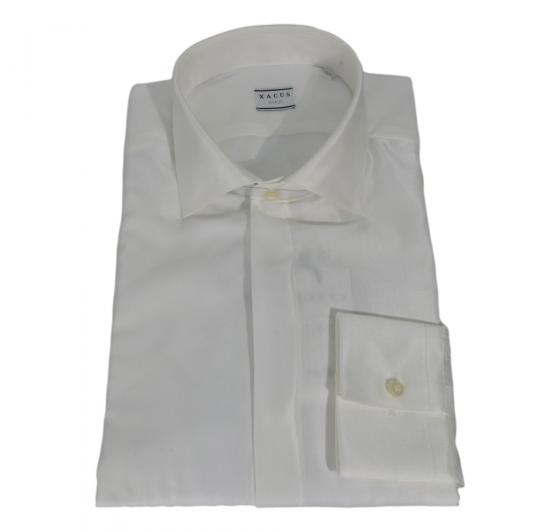 XACUS Camicia Uomo Modello 21104001 Vestibilita' slim tessuto lucido