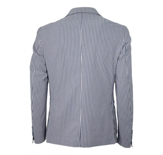 ALESSANDRO GILLES Giacca Uomo Taglia 50 Riga Slim Fit G2DE Made In Italy