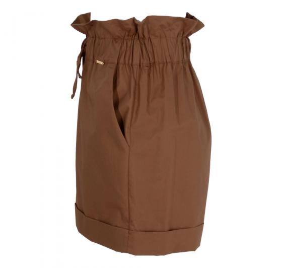 MDM Mademoiselle Du Monde Pantaloncino Donna Colore Tabacco mdm123