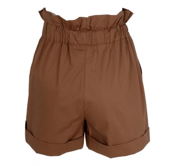 MDM Mademoiselle Du Monde Pantaloncino Donna Colore Tabacco mdm123