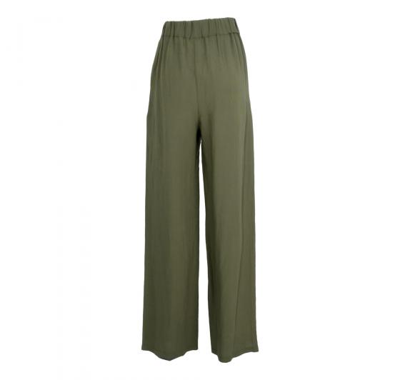 MDM MADEMOISELLE DU MONDE Pantalone Donna Colore Verde mdm129