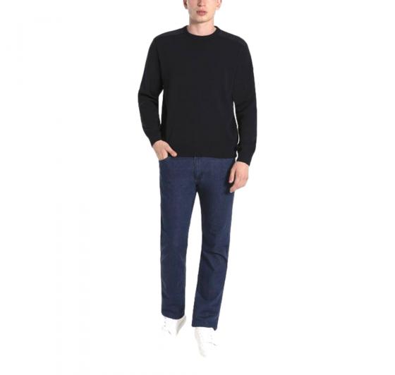 PAUL SHARK YACHTING Maglia Uomo Girocollo Con Toppe C0P1026 Colore Blu