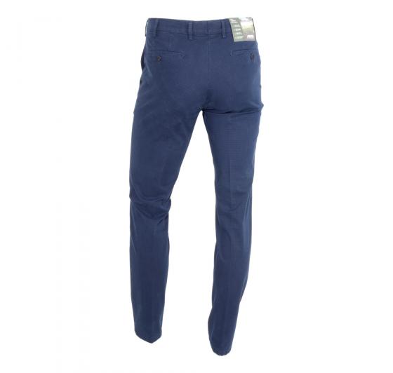 MEYER Pantalone Uomo Modello tokyo cotone elasticizzato 2-5587/18 Quadro Blu