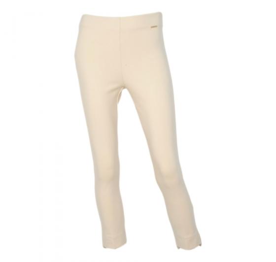 MDM MADEMOISELLE DU MONDE Pantalone Leggings Donna Colore Burro MDM143