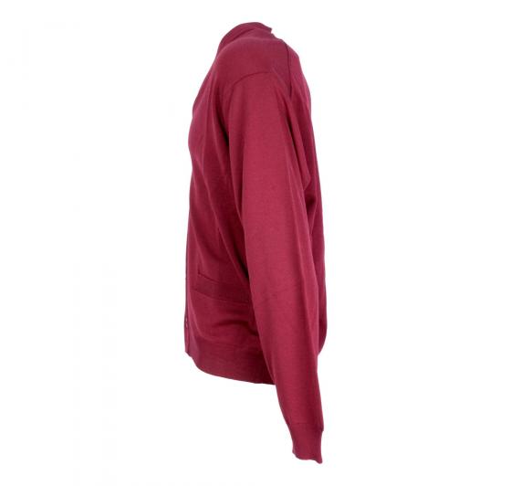 BRAMANTE Cardigan Merino Triploritorto Regular Fit Art. 102005 Colore Bordo'