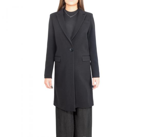 MDM MADEMOISELLE DU MONDE Cappotto Donna Colore Nero. Art 7026