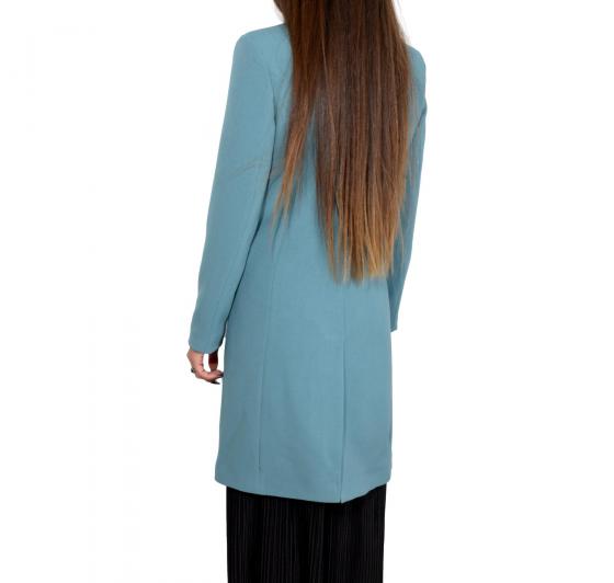 MDM MADEMOISELLE DU MONDE Cappotto Donna Colore Verde Acqua Art. 7026