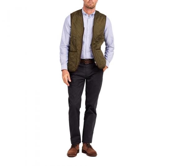 BARBOUR Gilet Polarquilt Fodera con Zip MLI0002OL91 Oliva Uomo