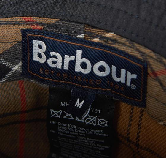 Barbour Cappello Sportivo in Cera MHA0001NY91 Colore Blu