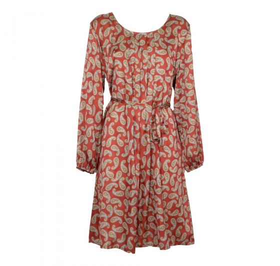 LISA KOTT Abito Donna Curvy Style Colore. Rosso Mattone Art. LK8700