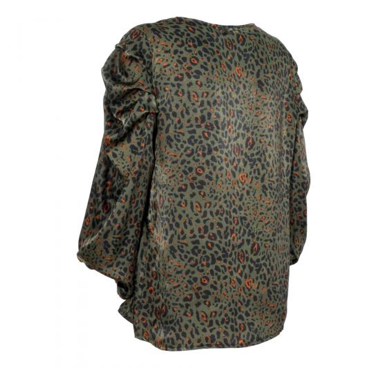 LISA KOTT BLUSA DONNA CURVY STYLE Col. Militare fantasia ART. 4847