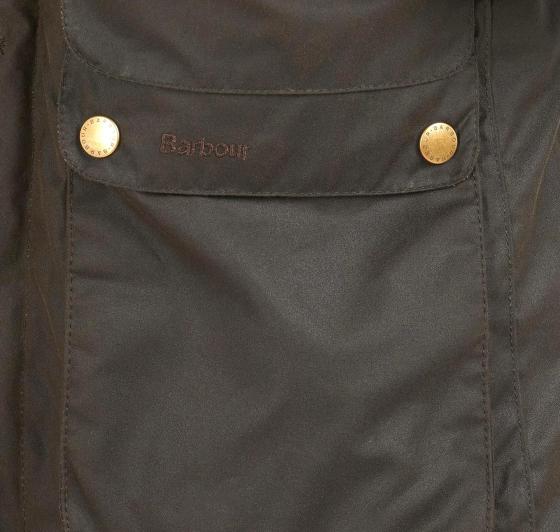 BARBOUR Ashby Wax Jacket Parka Game in Cotone Cerato MWX0698OL71 Colore Oliva