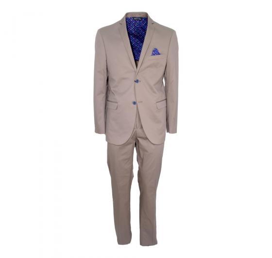ALESSANDRO GILLES Abito Uomo Cotone Elasticizzato Slim Fit Sfoderato A22C tg. 52