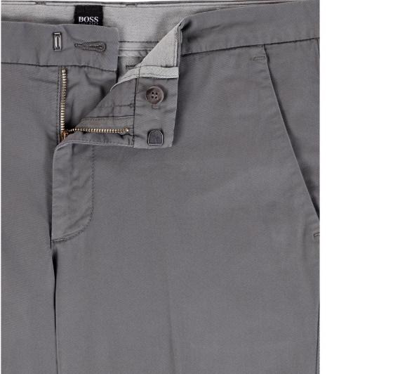 HUGO BOSS Chino slim fit gabardine di cotone elasticizzato 50410310 Col. Grigio
