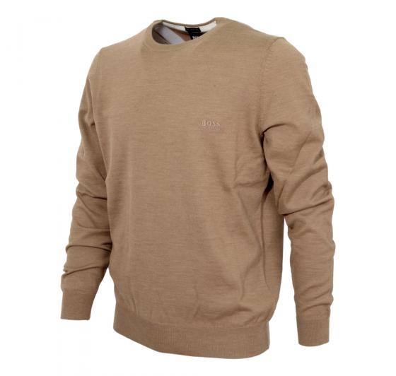 BOSS Maglia In Lana Regular Fit BOTTO-L 50457748 Colore Beige