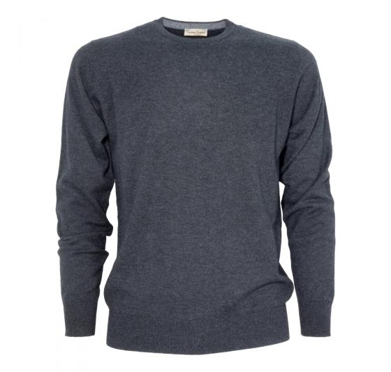 CASHMERE COMPANY Maglia Uomo 158 IU203901 Made in Italy Cashmere Lana e Seta Grigio