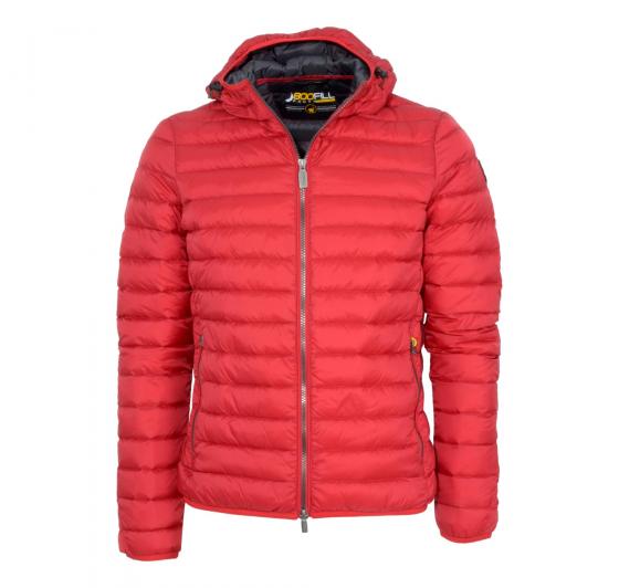 CIESSE PIUMINI Piumino FRANKLIN Cappuccio Nylon imbottitura Piuma Fill Rosso