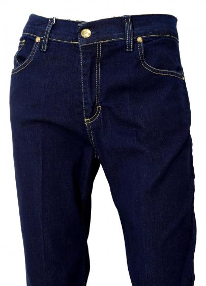 LISA KOTT Jeans Donna Push Up Curvy Style LK005 Profili Oro Made in Italy