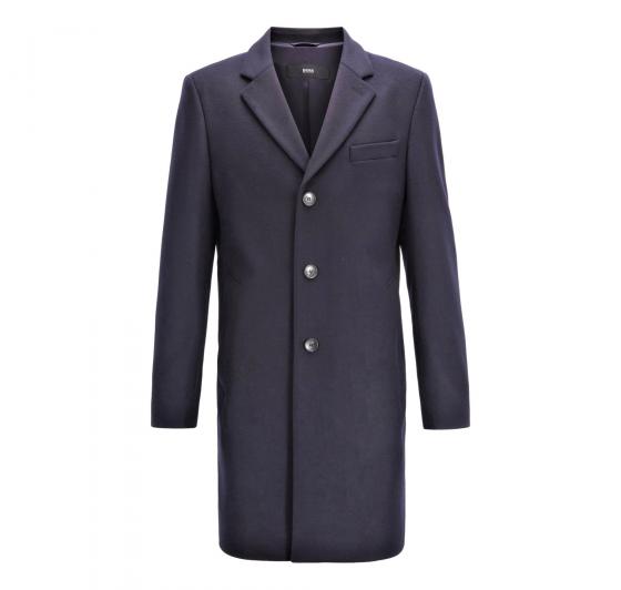 HUGO BOSS Cappotto in lana e cashmere revers classico Modello Nye2 50394082 BLU