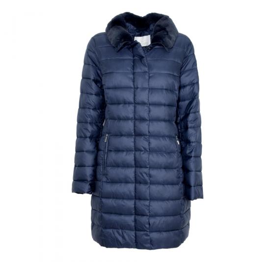 FLY CHARTER'S Giaccone Donna Con Colletto Staccabile Modello PI9121 Colore Blu