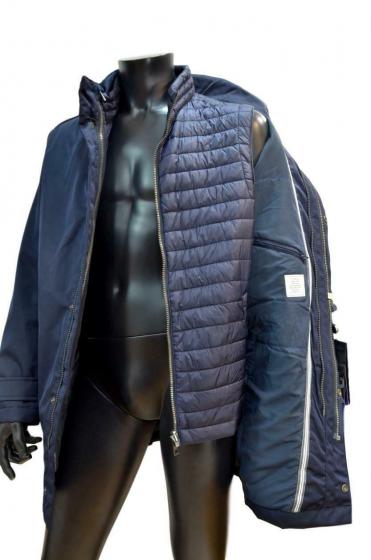 S4 JACKETS Water Repellent 3 in 1 Giaccone Piu' gile' ART. Spartacus Colore Blu