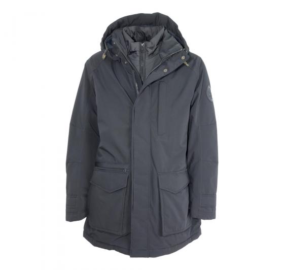 S4 JACKETS  Cappuccio E Antivento  Colore Nero Taglia Comoda