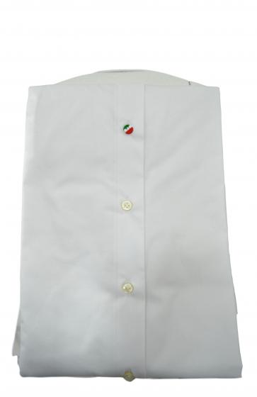 ALDO BUGATTI Camicia Uomo Regular Fit Tessuto Elasticizzato 10270 Colore Bianco