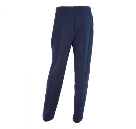ELISABETTA B. Pantalone Donna Classico in Pura Lana A/I 155-120 Colore Blu