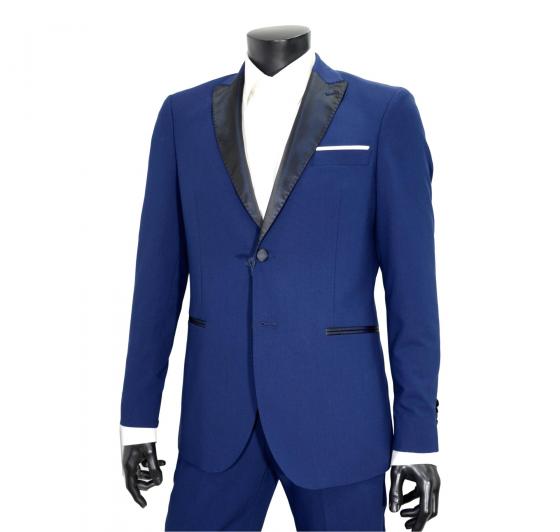 SIMBOLS Smoking Uomo Slim Fit A11000 Bluett