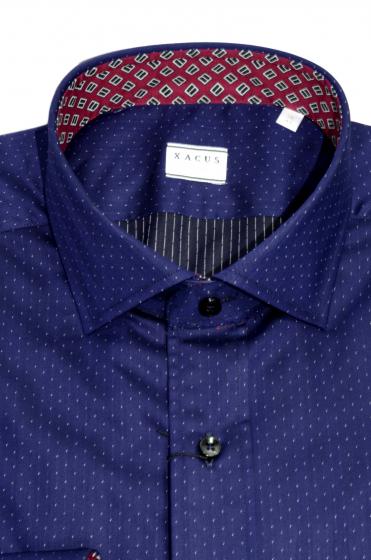 XACUS Camicia Uomo Mod. Tailor 51911003 Business Blu Fantasia