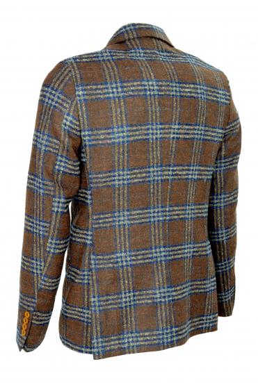 ALESSANDRO GILLES Giacca Uomo 2710 Slim Fit Doppio Petto a Quadri
