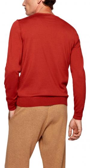 HUGO BOSS Maglia Lana Regular Fit BOTTO-L 50457748 Colore Mattone
