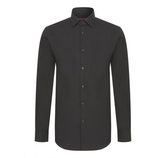 HUGO Camicia Uomo Slim Fit in Cotone 50289499 C-Jenno Colore Nero