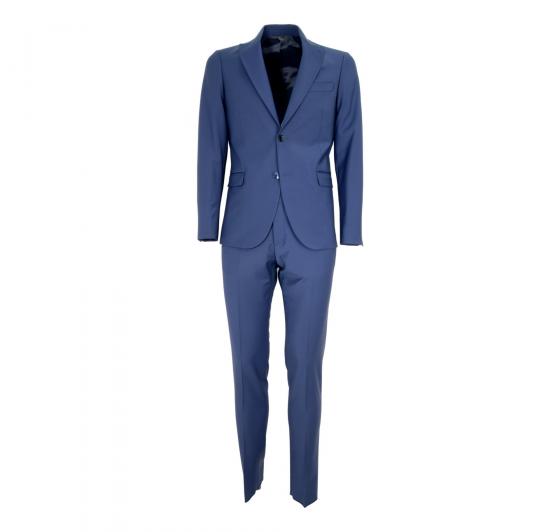 SIMBOLS Abito Uomo Petto a Lancia Drop 7 Colore Bluett A11500L Stretch