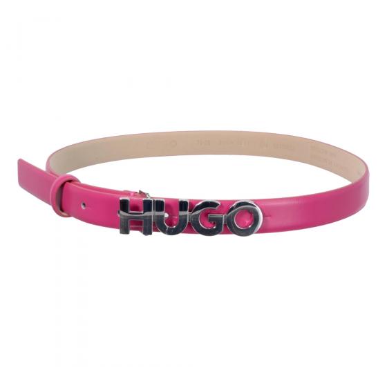 HUGO Cintura Donna In Pelle Con Logo Zula Belt 2 cm 50470632 Colore Fucsia
