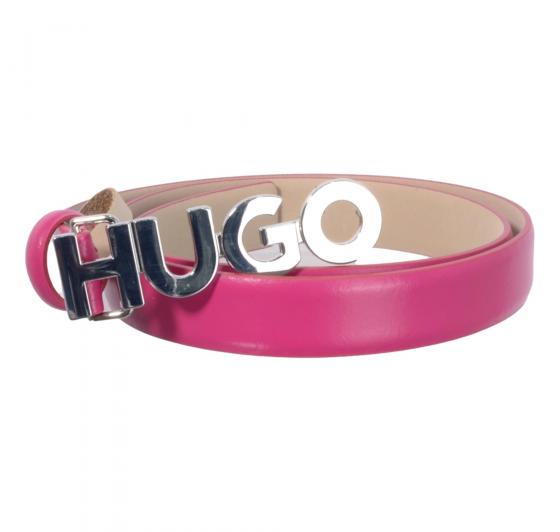 HUGO Cintura Donna In Pelle Con Logo Zula Belt 2 cm 50470632 Colore Fucsia