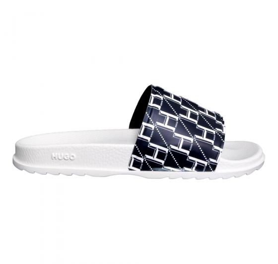 HUGO BOSS Ciabatte Donna con logo Match Slid 50471785 Bianco