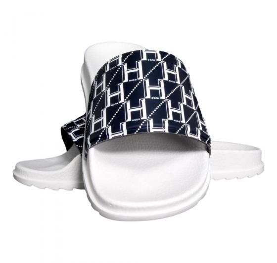 HUGO BOSS Ciabatte Donna con logo Match Slid 50471785 Bianco