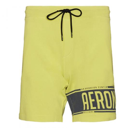 AERONAUTICA MILITARE Bermuda in Felpa Uomo BE134F Colore Lime