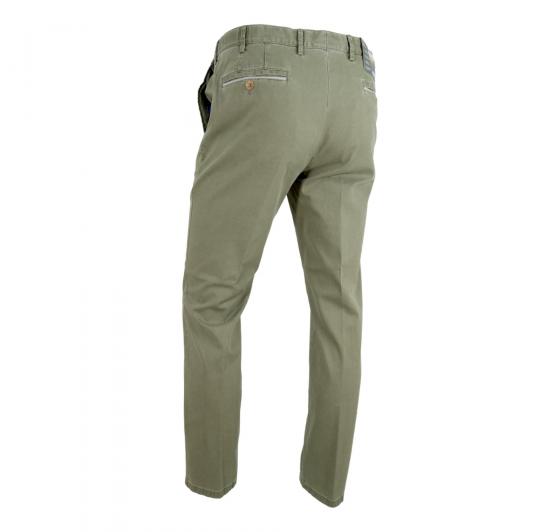 MEYER Pantalone Uomo Chino Modello Oslo 1-5048/27 Colore Micro Verde